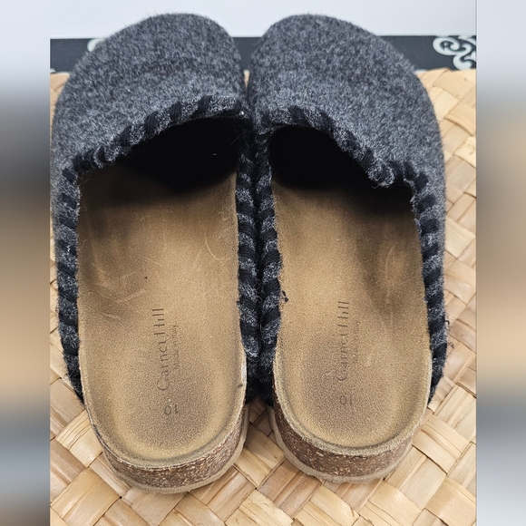 Garnet Hill Cork Mule Gray Slip-Ons Size 10 - Picture 8 of 10